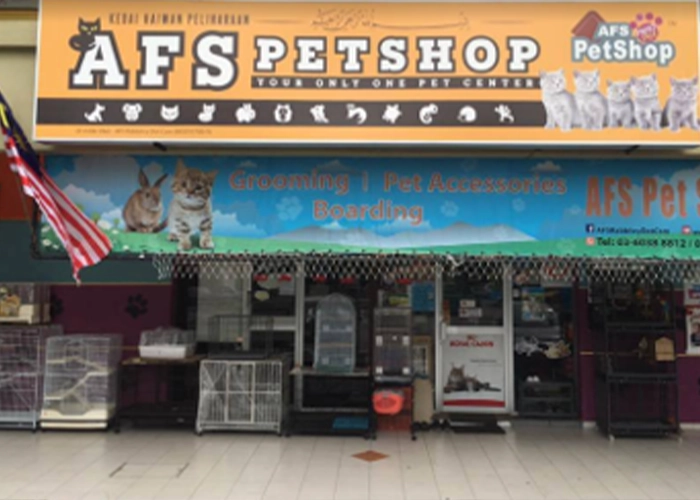 One of the stores that sells powercat cat food name : AFS Petshop