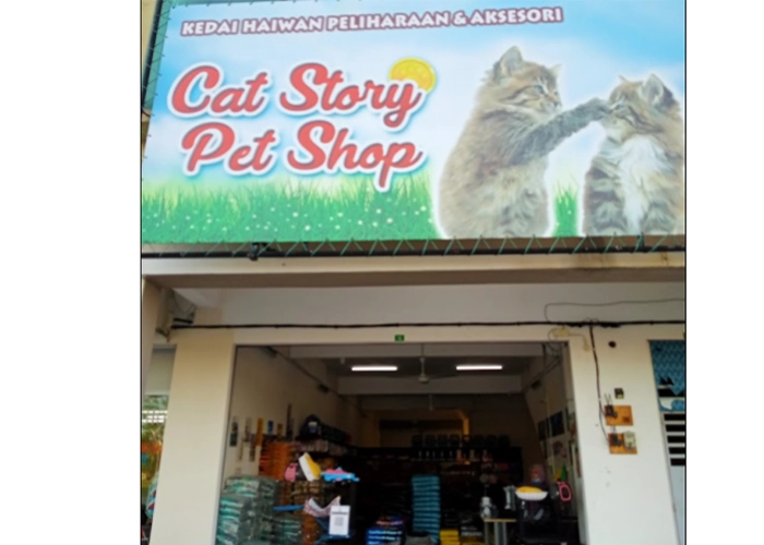 One of the stores that sells powercat cat food name : Cat Story Pet Shop
