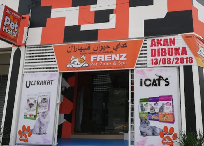 One of the stores that sells powercat cat food name : Frenz PetZone And Spa
