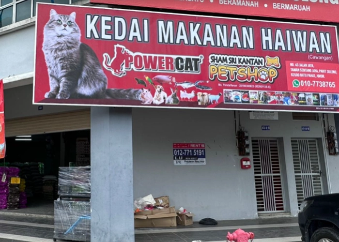 One of the stores that sells powercat cat food name : Sham Sri Kantan Pet Shop