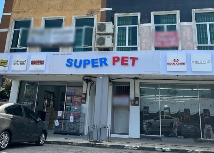 One of the stores that sells powercat cat food name : super pet store