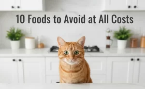 Top 10 toxic foods to Avoid at all cats.