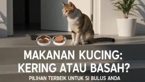 Kucing Dalam & Luar Rumah: Makanan Kering atau Basah?